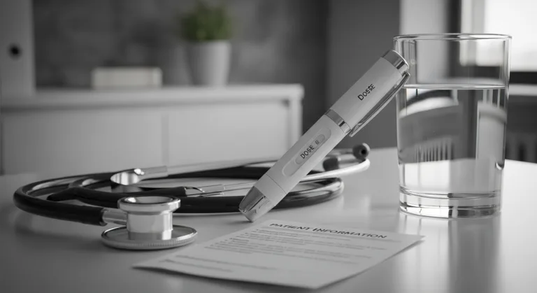 Mounjaro Tirzepatid Guide 2026 — Mounjaro Injektionspen mit Arztgespräch-Symbolik