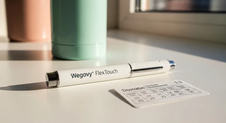 Wegovy Klick-Tabelle 0,25mg Startdosis — Wegovy Injektionspen mit Dosierungsanleitung